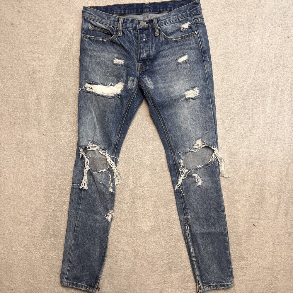 Mnml Women's Skinny Blue‎ Jeans Size 29 Indie Sleaze